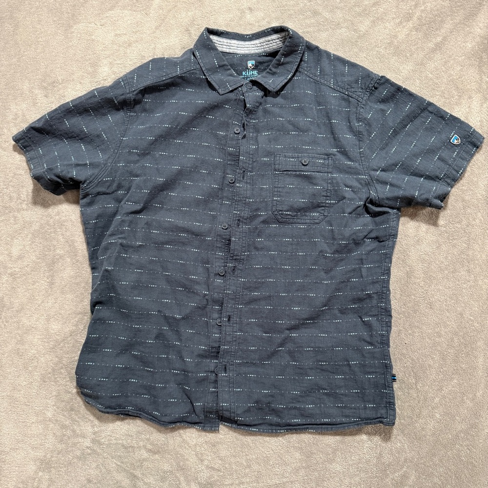 Kuhl Men's Size Large Short-Sleeve Button-Down Shirt